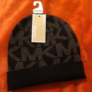 Michael Kors logo beanie